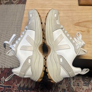 VEJA Venturi x Rick Owens Hiking Style Sneakers Vegan Suede White 8
